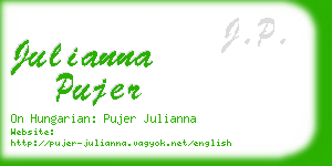 julianna pujer business card